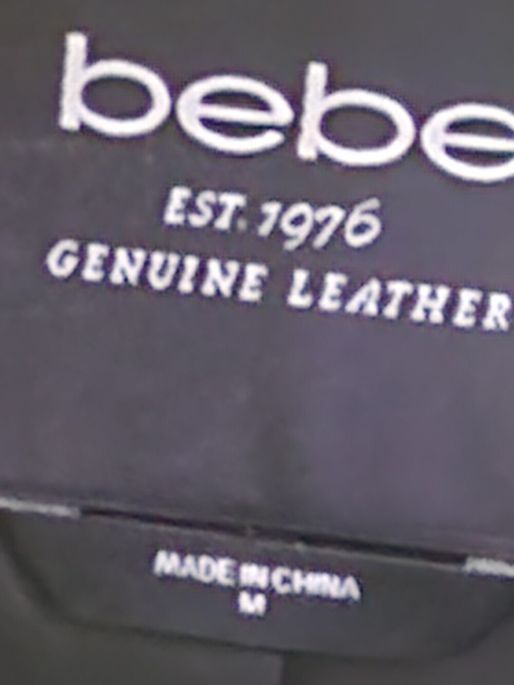 bebe Womens Leather Black, White & Tan Colorblock Leather Vest - Picture 9 of 10